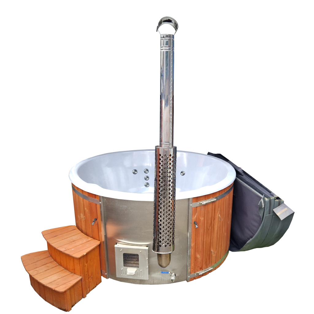 Deluxe WoodFired Hot Tub Woodpecker Saunas & Hot Tubs